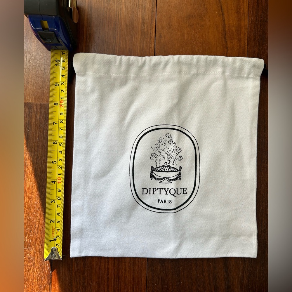 Diptyque Paris White Cotton Pouch Dust Bag - Picture 1 of 2